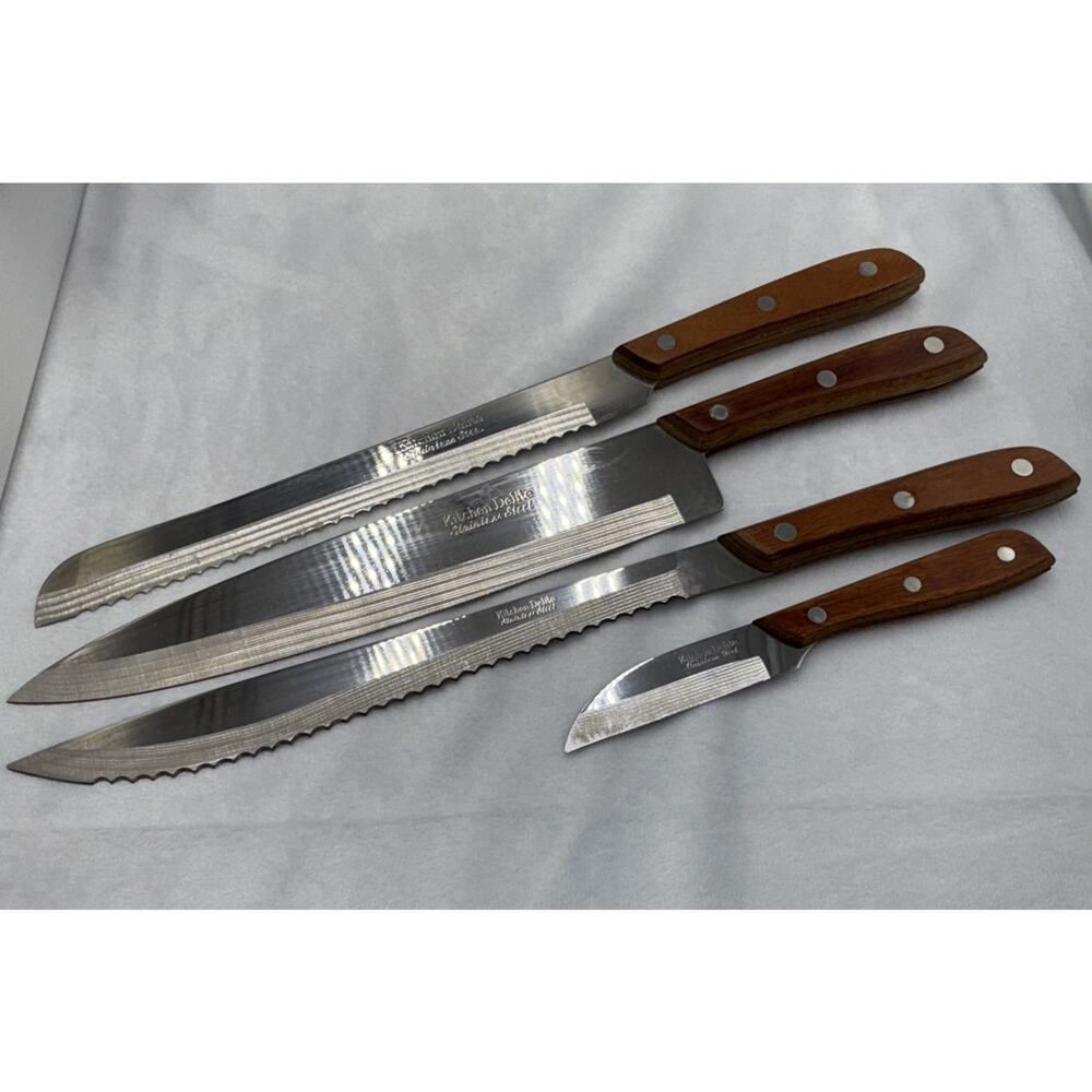 Chefmaster Kitchen Delite Knives Japan Stainless Steel Set of 4